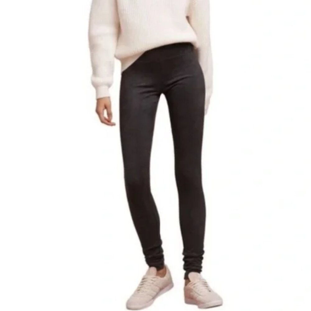 ✨NWT Wilfred Free Daria Faux Suede High Rise Leggings Charcoal Gray